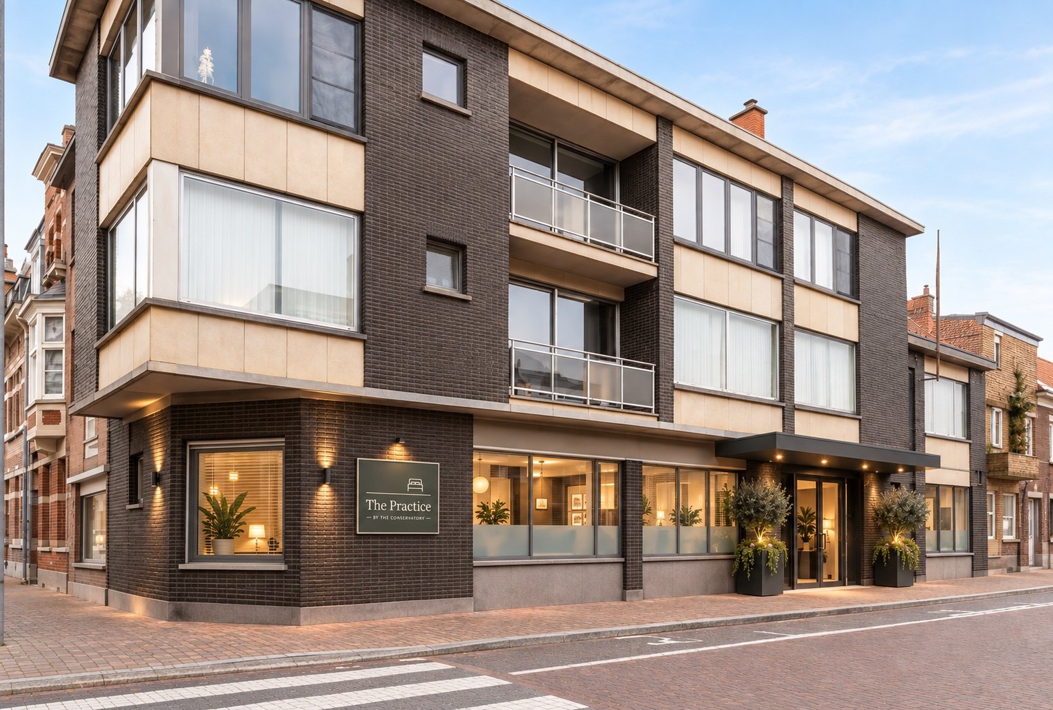 Architecturale impressie van The Practice